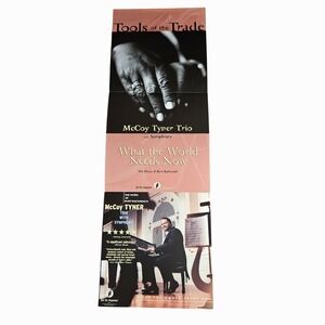 McCoy Tyner‎ What the World Needs Now 12x36 Vintage 1997 Impulse Promo Poster